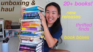 big book haul | i find gold in thrift stores & unbox book mail!