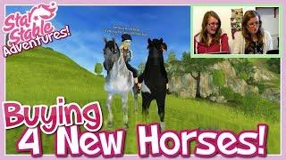 Star Stable Adventures || Buying 4 New Horses!! || sso Gameplay