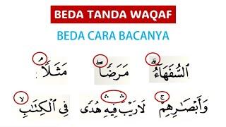 BEDA TANDA WAQAF BEDA CARA BACANYA | LENGKAP DENGAN PRAKTEK