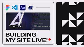Building my website LIVE! Ask questions and hang out! :] P.S.: SPLINE IS SO COOL!