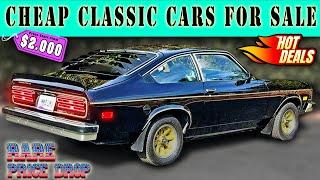 Revealing Alive Beauties Today ! 15 Classic Cars SALE That Fit Your Budget!