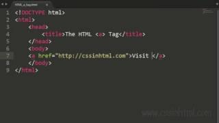 HTML a tag