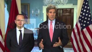 SECY KERRY MEETS WITH ALBANIAN FM