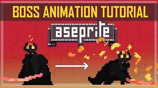 Pixel Art Tutorial: Fiery Boss Attack