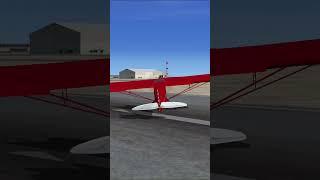 J-3 cub landing  #fsx #aviation