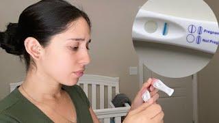 12 DPO LIVE PREGNANCY TEST | accepting the faint lines