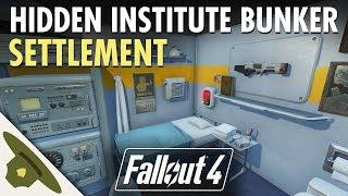 HIDDEN INSTITUTE BUNKER at Outpost Zimonja - Fallout 4 Brotherhood settlement tour & lore|RangerDave