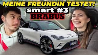 Meine FREUNDIN testet den SMART #3 BRABUS + LAUNCH Control 