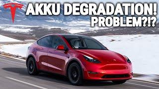 TESLA MODEL Y AKKU DEGRADATION NACH 20000 KM!! 🪫