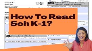 How To Read Schedule K-1?