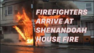 PRE-ARRIVAL: 2nd Alarm House Fire - Shenandoah, PA - 01/18/2017