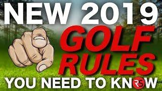 The new 2019 golf rules you NEED to know