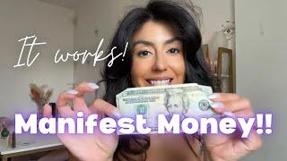 How To Manifest Money! (IT WORKS!!)