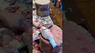 Fast Rohu Fish Cutting Skills In Bangladesh Local Fish Market By Expert Cutter #shorts