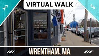 Wrentham, MA - Idyllic New England Town Center and Town Common - Walking Tour