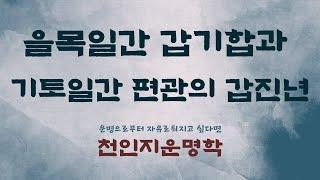 을목일간 갑기합과 기토일간 편관의 갑진년