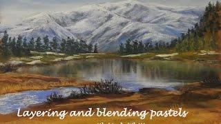 Blending and layering with Pastels - Pastel painting course. 12