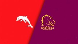 NRL 2024 | Dolphins v Broncos | Full Match Replay | Round 26