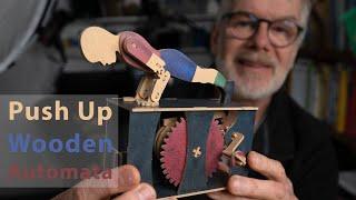 Push Ups Wooden Automata Kit