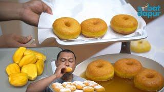 My whole life I just found out that jackfruit is delicious when made into donuts, soft and fragrant!