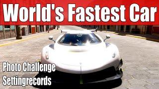 Forza Horizon 5 Photo Challenge Settingrecords Horizon Special World's Fastest car