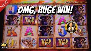 WINNING HUGE on Buffalo Gold In Las Vegas
