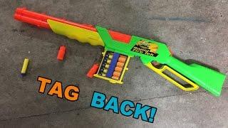 TAG BACK! - BuzzBee Lever-Action Rapid-fire Tek Blaster | Walcom S7