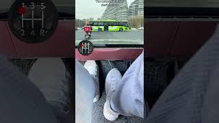 How to slow down and turn with manual transmission#car #driving #tips #tutorial #fyp #shorts