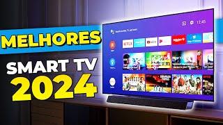 TOP 5 SMART-TV 4K CUSTO BENEFICIO DE 2024!! ( AS MELHORES )