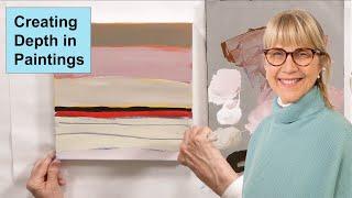 How to Give Your Abstract Painting Depth / Art with Adele