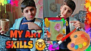 Ma ny old pencil box ko flower pot my convert kiya |My art skills 