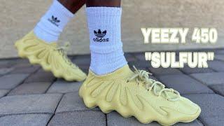 YEEZY 450 "SULFUR" UNBOXING REVIEW & ON FEET SURPRISINGLY I LOVE THESE LITTLE DUMPLINGS!