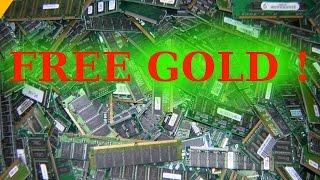 Free GOLD! Is there Gold in them there circuit boards? You betcha but...