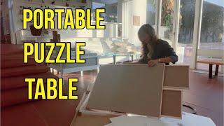 1500 Piece Rotating Wooden Jigsaw Puzzle Table - SO EASY TO ORGANIZE! MY DREAM PUZZLE