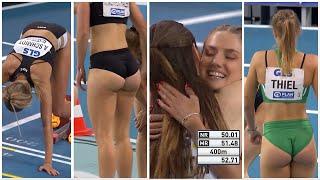 Alica Schmidt, Johanna Martin 400m German Indoor Championship