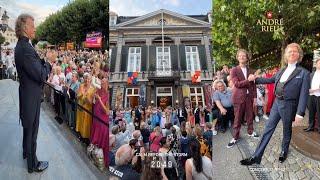 Andre Rieu, Emma Kok And His Team Fans Meeting Before Started The 12th Concert in Maastricht, 2024 