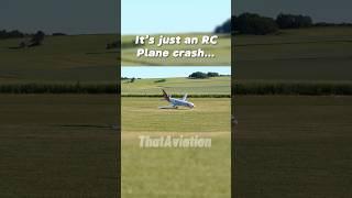 It’s not any RC plane crash  #aviation #crash #planecrash #shorts #avgeek #rc #fedex