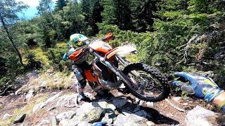 Enduro Tour - Hard section with Poland Team & Girl Rider