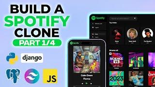 Build a Full-Stack Spotify Clone: Python, Django, Tailwind & PostgreSQL [Project Setup] (Part 1/4)