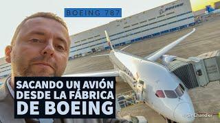 Primer vuelo de un avión desde la fábrica de Boeing - LATAM 787