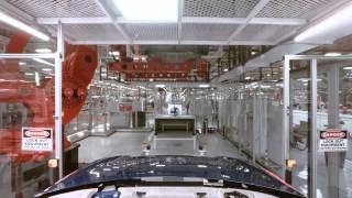 Travel down the Model S production line