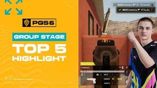 PGS 6 Group Stage TOP 5 Highlights l PUBGEsports