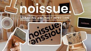 noissue custom tape & stamp // unboxing & first impression + indie folk playlist