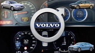 Volvo S80 mk1 Gen vs S80 mk2 vs S90 Acceleration Battle | 0-100