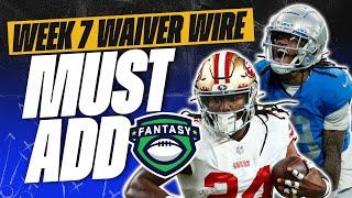 Week 7 Must Add Waiver Wire Players To Target - 2023 Fantasy Football Advice