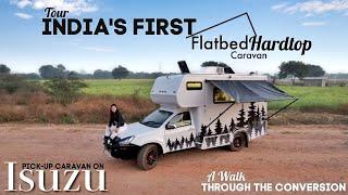 Tour India's FIRST Flatbed Hardtop Caravan on Isuzu  | Motorhome Adventures