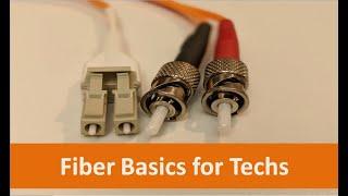 Fiber Optic Basics for Field Techs