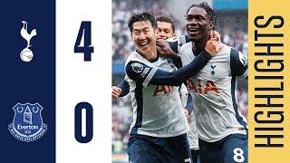 TOTTENHAM HOTSPUR 4-0 EVERTON | PREMIER LEAGUE HIGHLIGHTS | FOUR-MIDABLE DISPLAY AS SON SCORES TWO!