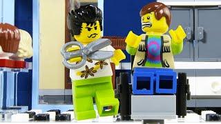 Billy's Haircut Disaster STOP MOTION LEGO Hairdresser Fail | Billy Bricks | Wildbrain Superheroes