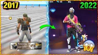 FREE FIRE PLAYERS 2017 VS 2022 - Searching Old Player Id In 2022 | Garena Free fire [Part 108]